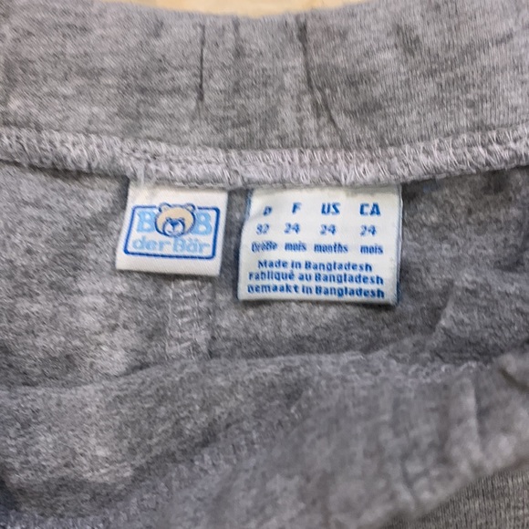 Sweet Child of Mine Navy Onesie Bodysuit & Gray Sweatpants in size 18-24M - Picture 7 of 8